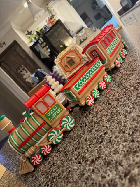 3D Printed "Gingerbread Train"