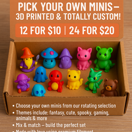 Pick Your Own Minis - Custom 3d Print Decoration Gift