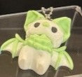 3D Printed "Glow in the Dark Bat Keychain"