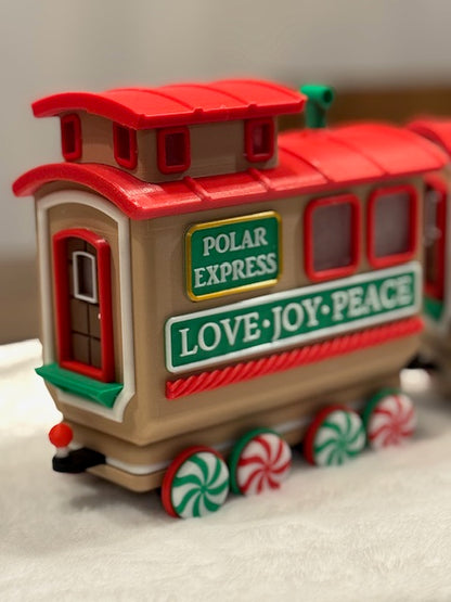 3D Printed "Caboose" for Gingerbread Train!