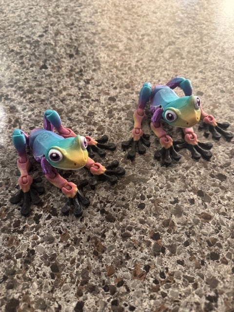 3D Printed "Rainbow Tree Frog"