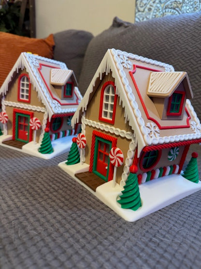 3D Printed "Gingerbread House"