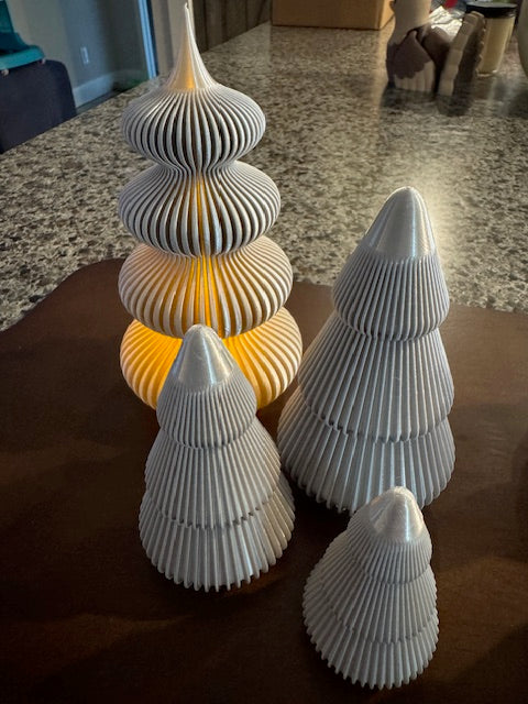 3D Printed "Modern Christmas Trees"