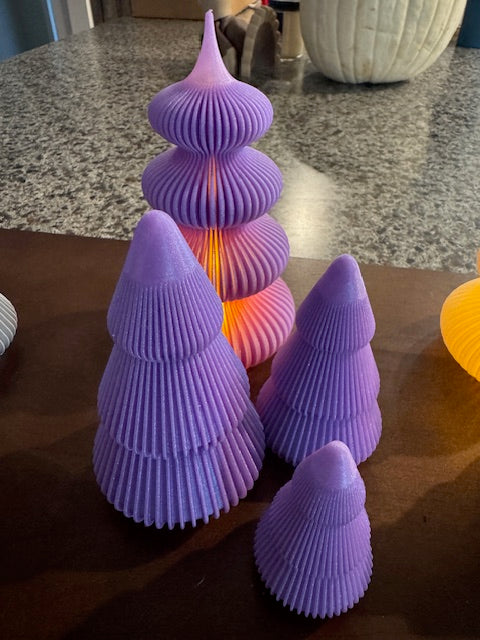 3D Printed "Modern Christmas Trees"