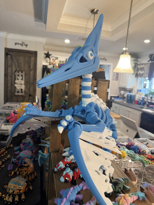 XXL Pteranodon - Custom 3D Printed Dino Gifts Decoration for Dino Lovers & Collectors Lightweight & Sturdy Artistic Jurassic Ornament